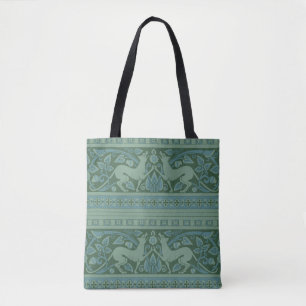 Tote Bag Art Déco Nouveau Chien Nature Motif animal