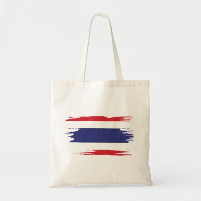 Tote Bag Art Drapeau Thailande (Devant)