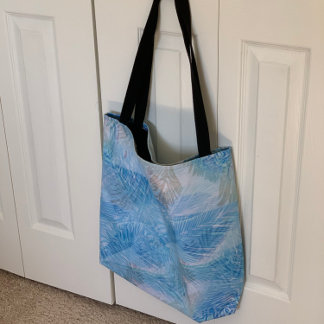 Tote Bag Art Floral Abstrait Achats Épicerie Plage