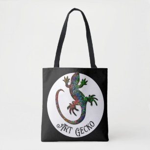 Tote Bag Art Gecko