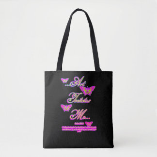Tote Bag Art Imitates Me - Fuschia Bliss