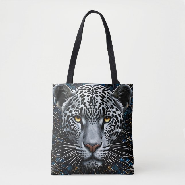 Tote Bag Art léopard (Devant)