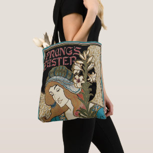 Tote Bag Art Nouveau vintage, publications de Pâques de Pra