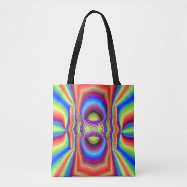 Tote Bag Art numérique d'intersection dimensionnelle (Devant)