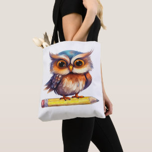 TOTE BAG ART OWL