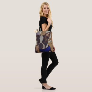 Tote Bag Art Terrier de Boston