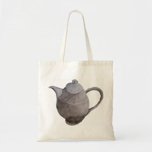 Tote Bag Art théière illustration art cuisine