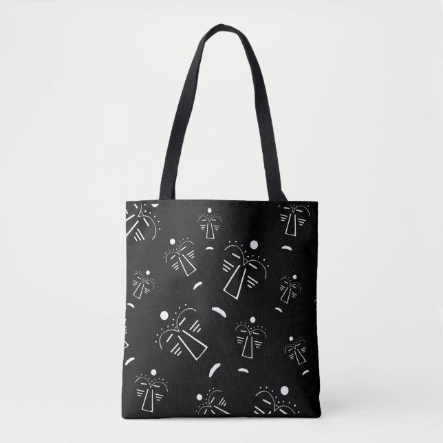 Tote Bag Art tribal africain (Devant)
