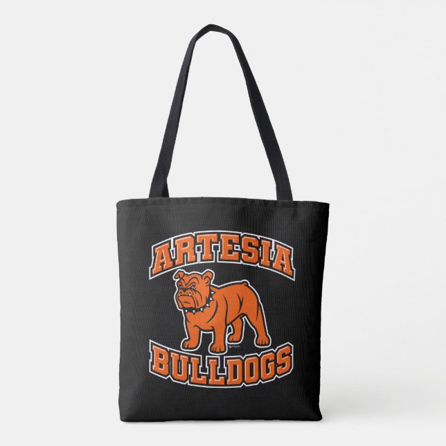 Tote Bag Artesia Bulldogs "Orange Dog" Fourre-tout (Dos)