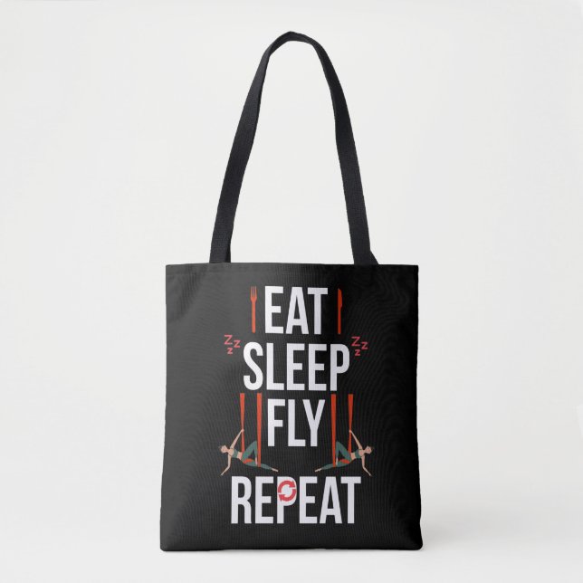 Tote Bag Artiste de Yoga Aérien Danse Gymnastique Aérienne (Devant)