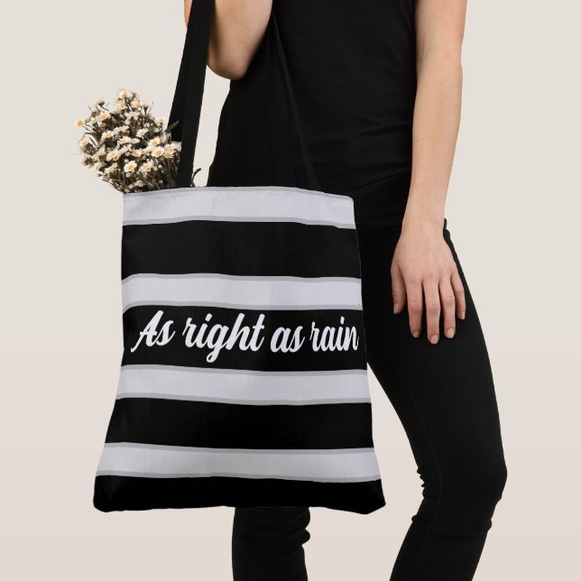 Tote Bag As right as rain  (De près)