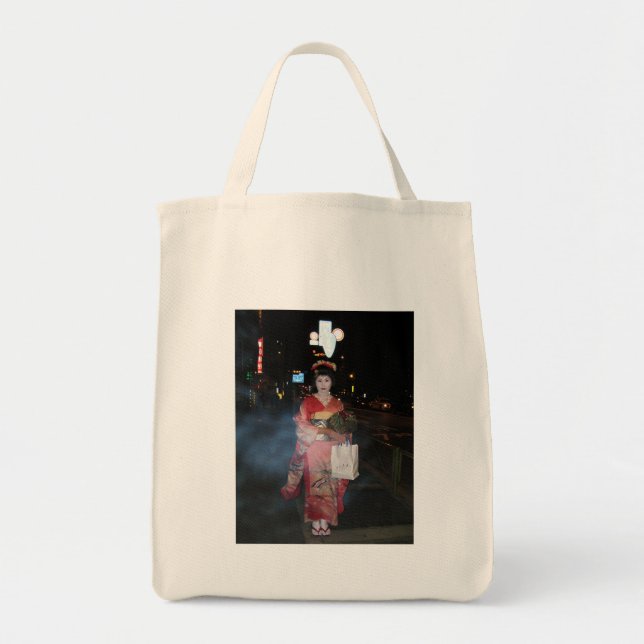 Tote Bag Asakusa Geisha Neo Tokyo (Devant)