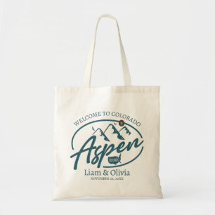 Tote Bag Aspen Colorado Mariage Bienvenue