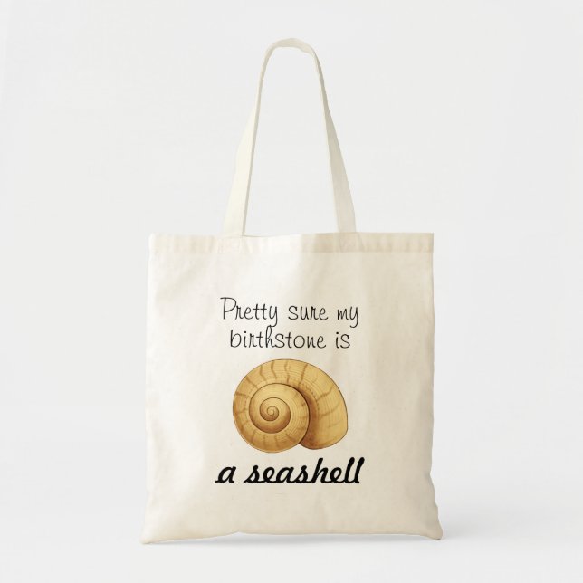 Tote Bag Assez Sure ma pierre porte-bonheur est un (Devant)