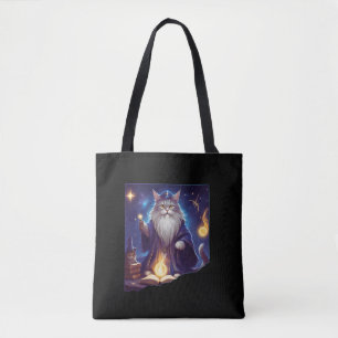 Tote Bag Assistant Cat magique Cute Assistant Purrfect Assi