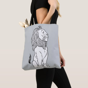 Tote Bag Assistant vintage d'Oz, Lion courageux