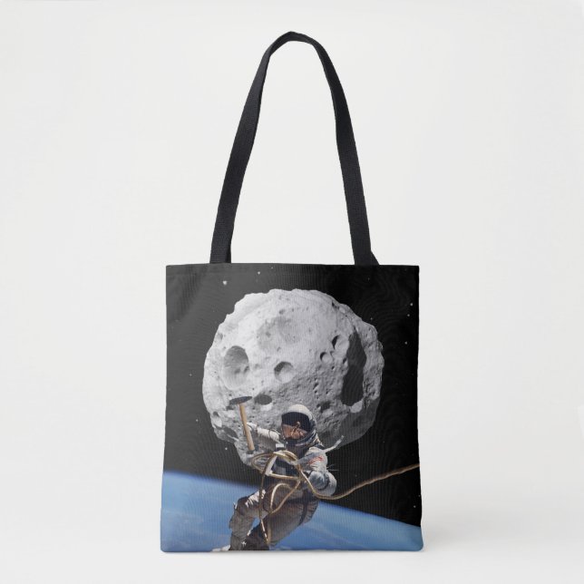 Tote Bag Astéroïde Miner (Devant)