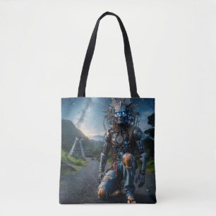 Tote Bag Astral Blue Jeans guerrier