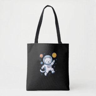 Tote Bag Astronaut Cat Adventure