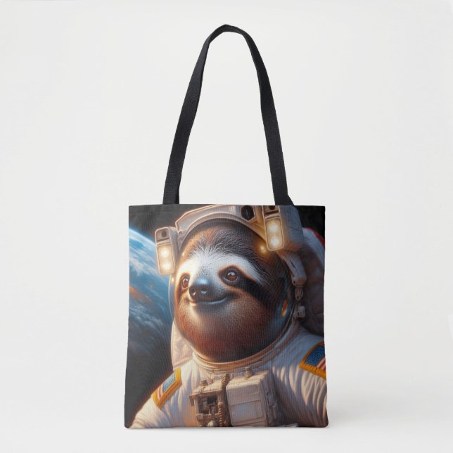 Tote Bag Astronaute de Sloth (Devant)