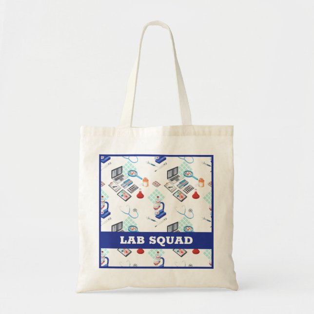 Tote Bag Atelier de laboratoire, Laboratoire Médicale (Devant)