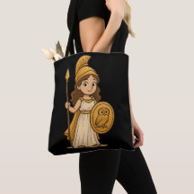 Athéna de dessin animé mignon – Mythologie de la d