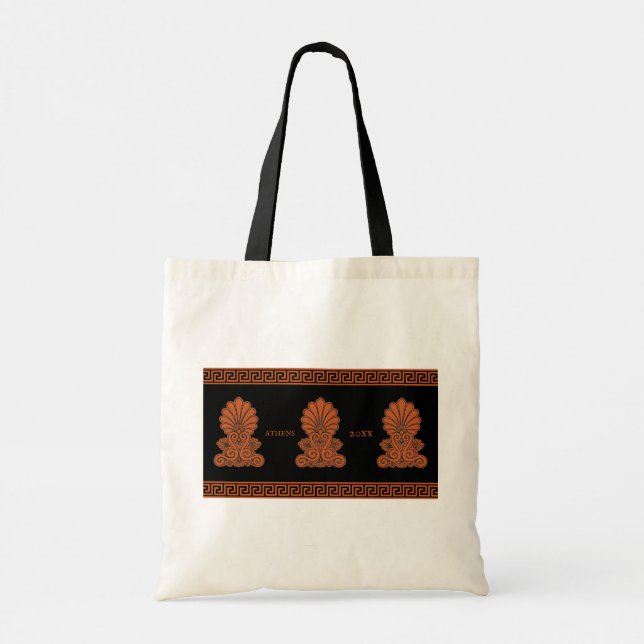 Tote Bag Athènes Akrokeramo (Antique grec antique) (Dos)