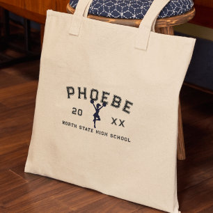 Tote Bag Athlète de fin d'études personnalisé avec lettre u