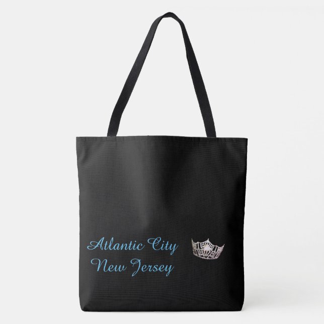 Tote Bag-Atlantic City Miss America Style Crown (Front)