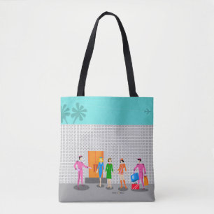 Tote Bag Atomic Palm Springs Stewardess Party Fourre-tout