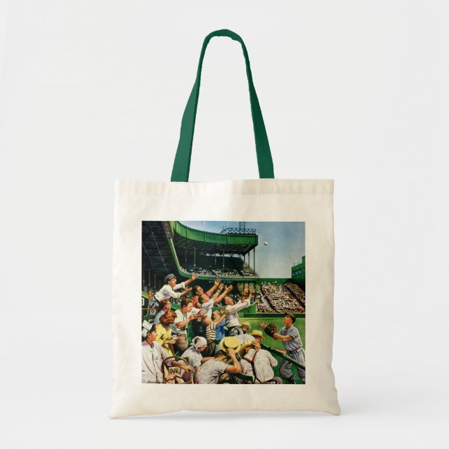 Tote Bag Atteindre la balle de course à domicile (Devant)