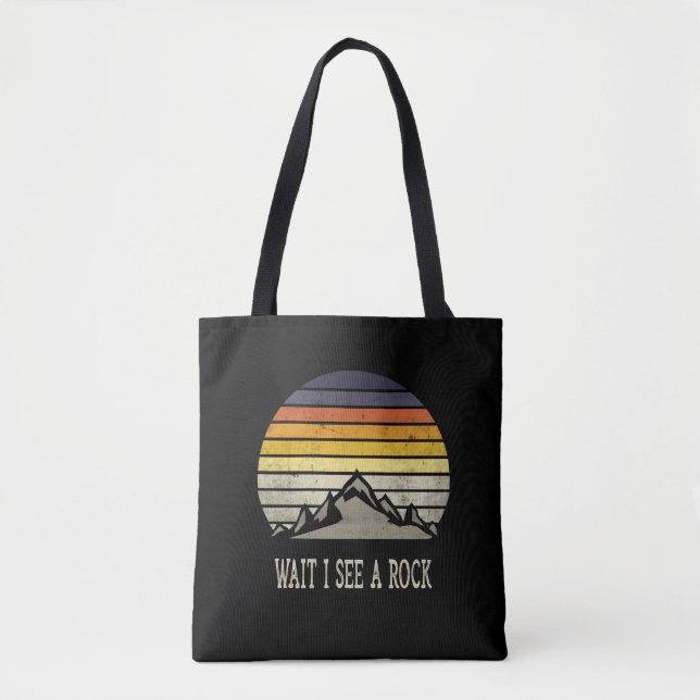 Tote Bag Attends De Voir Un Rock (Devant)
