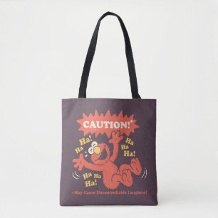 Tote Bag Attention Elmo qui rit à l'approche