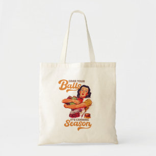 Tote Bag Attrapez vos boules, sa saison de canne, attrapez-