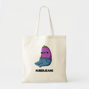 Tote Bag Auberjeans Funny Eggplant Pun