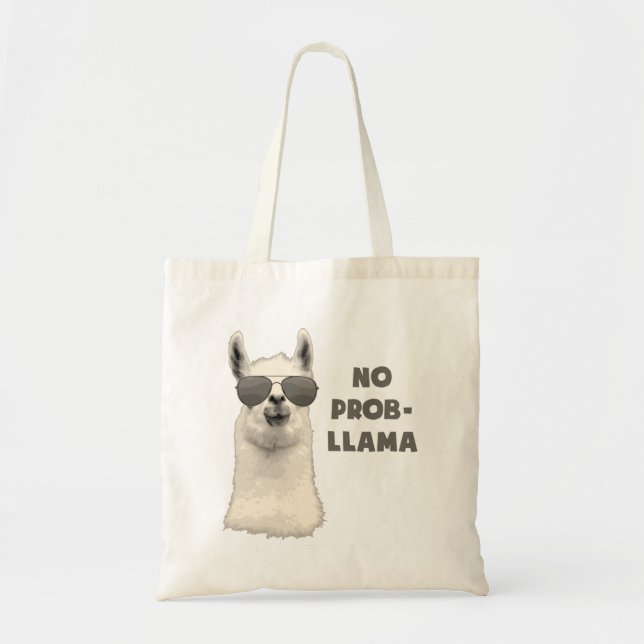 Tote Bag Aucun lama de problème (Devant)