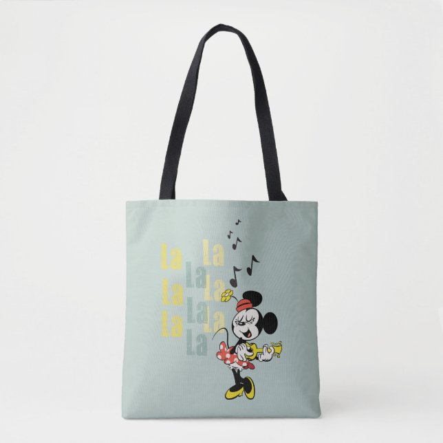 Tote Bag Aucun service | Chanter Minnie (Devant)