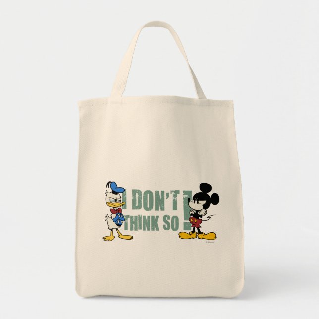 Tote Bag Aucun service | Mickey et Donald (Devant)