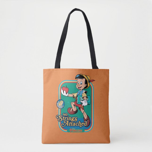 Tote Bag Aucune chaîne attachée Pinocchio (Devant)
