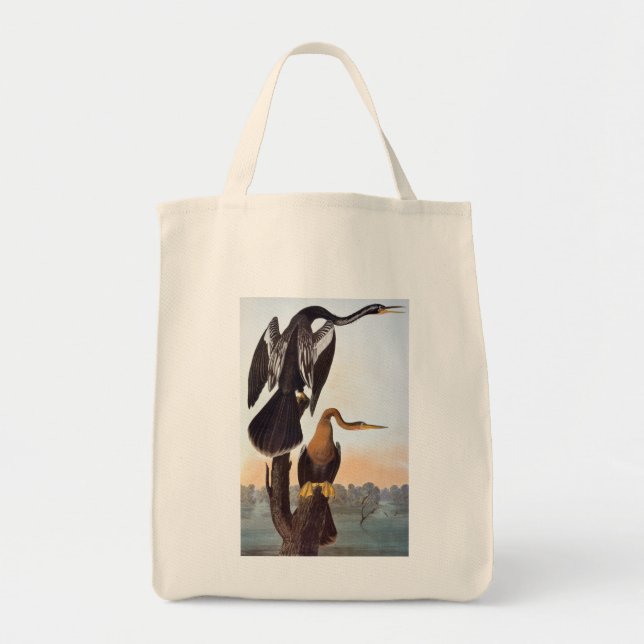 Tote Bag Audubon : Anhinga (Devant)