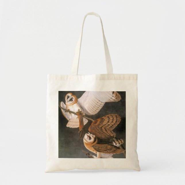 Tote Bag Audubon : Barn Owl (Devant)