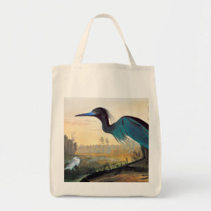 Tote Bag Audubon : Héron de petit bleu