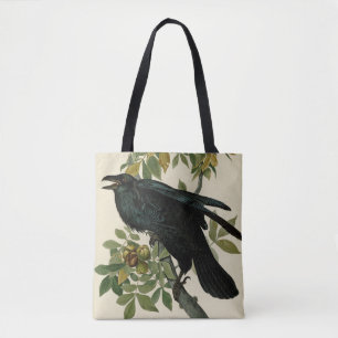 Tote Bag Audubon Raven Oiseau classique