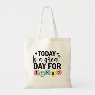Tote Bag Aujourd'hui est un Grand Jour pour le Bingo 