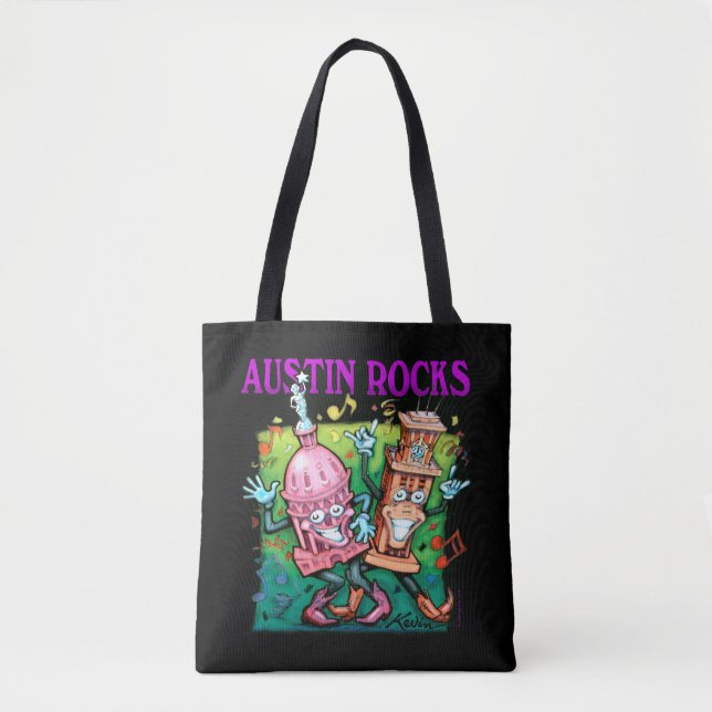 Tote Bag Austin Rocks (Devant)