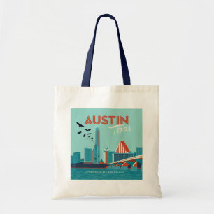 Tote Bag Austin, Texas   Pont de l'Avenue du Congrès