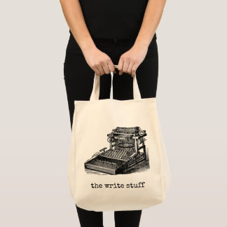 Tote Bag Auteur Éditeur Éditeur Vintage Machine à écrire Ca