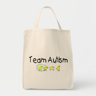 Tote Bag Autisme d'équipe (poussins)
