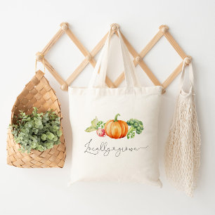 Tote Bag Automne Cultures locales de légumes ferme citrouil