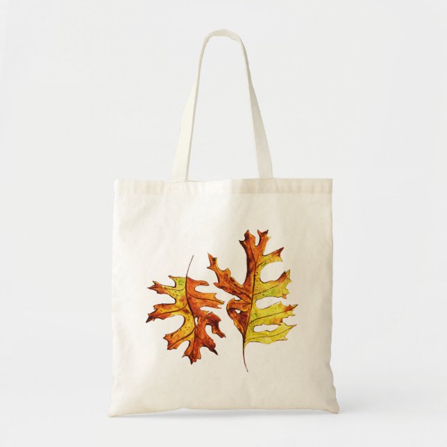 Tote Bag Automne Feuilles Belle Aquarelle Art (Devant)